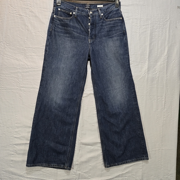 J. Crew Denim - J. Crew Dark Blue Flare & Wide Leg Jeans